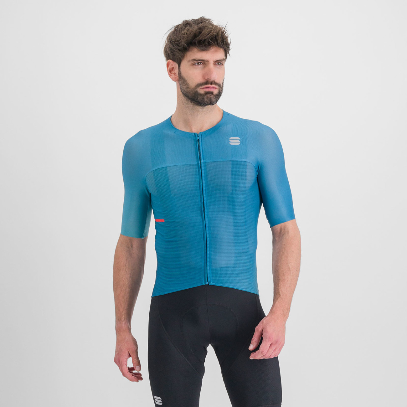 Levně SPORTFUL Cyklistický dres s krátkým rukávem - LIGHT PRO - modrá M