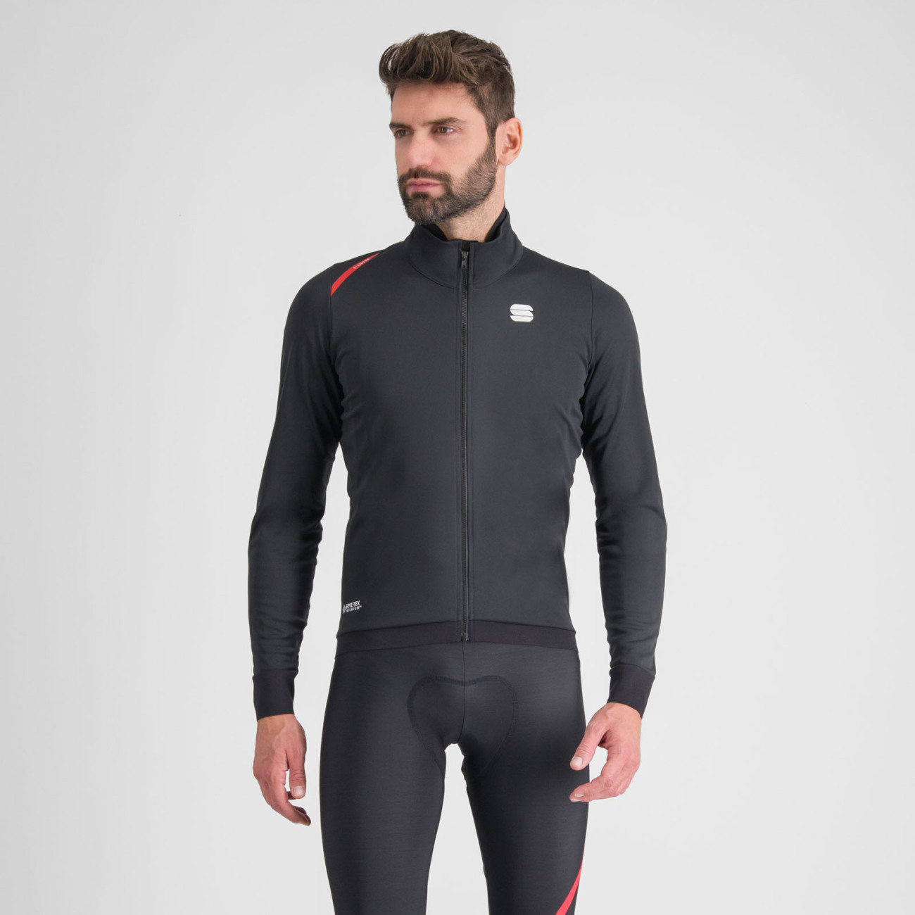 
                SPORTFUL Cyklistická zateplená bunda - FIANDRE - černá 3XL
            