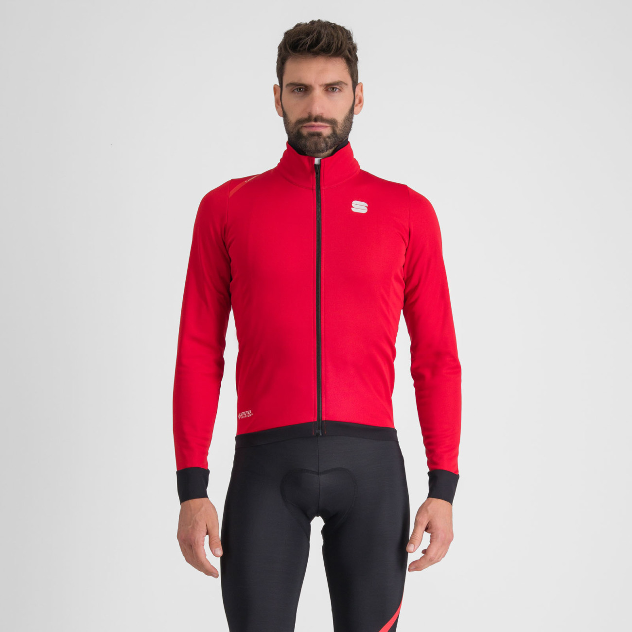 Levně SPORTFUL Cyklistická zateplená bunda - FIANDRE - červená L