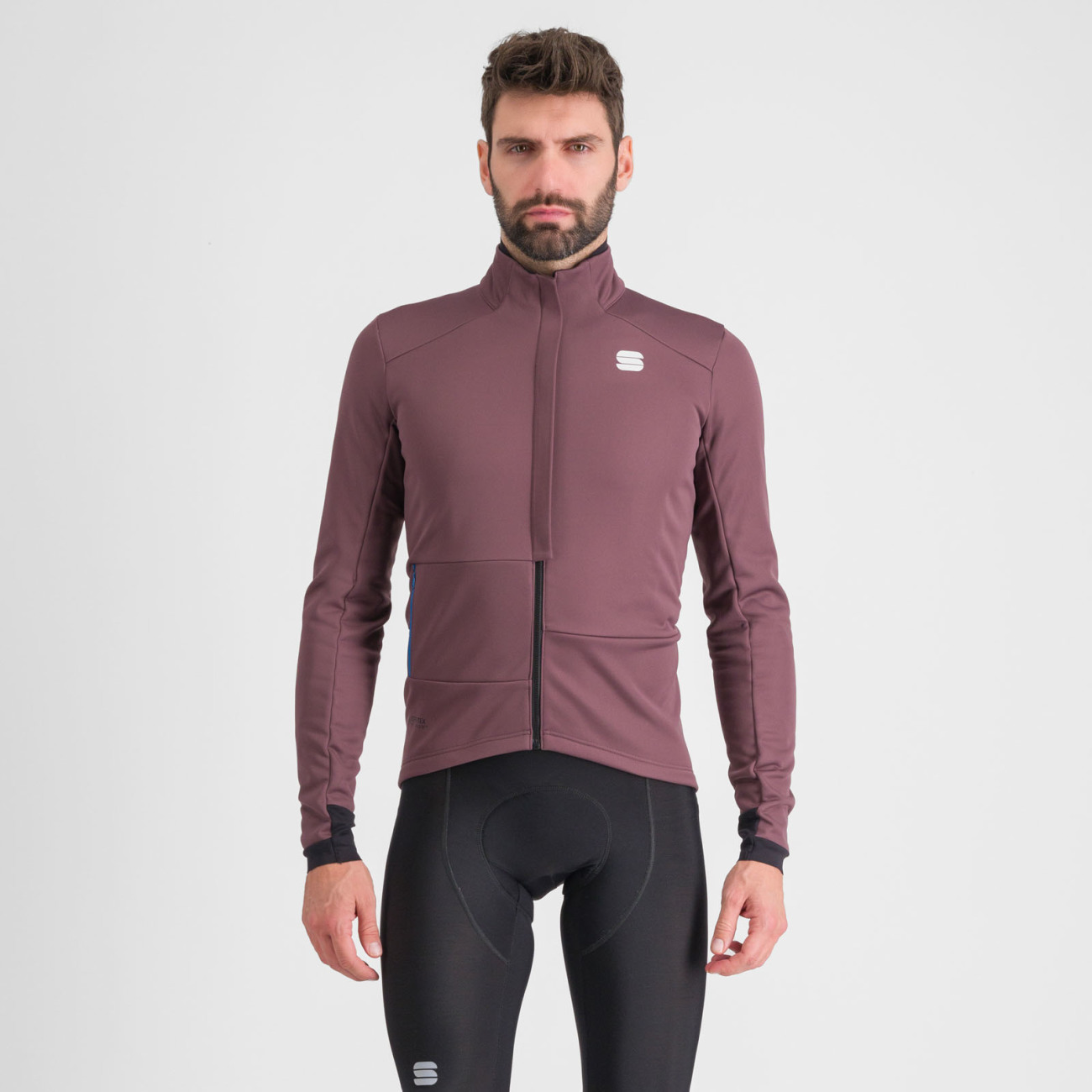 Levně SPORTFUL Cyklistická zateplená bunda - SUPER - fialová M