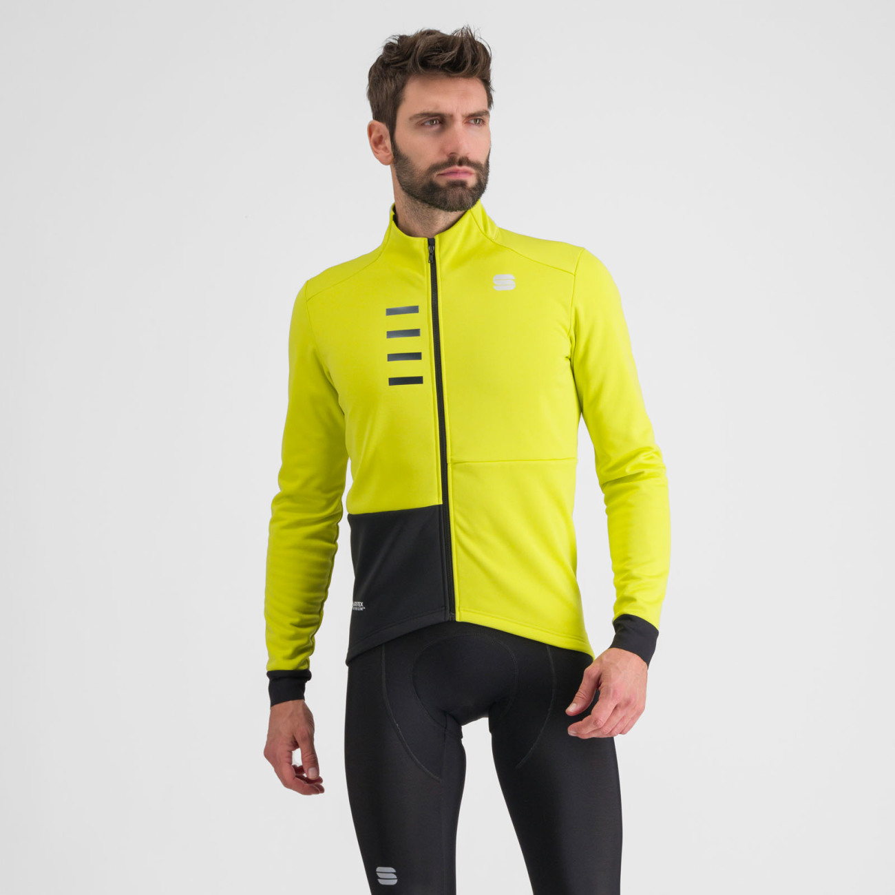 
                SPORTFUL Cyklistická zateplená bunda - TEMPO - žlutá L
            