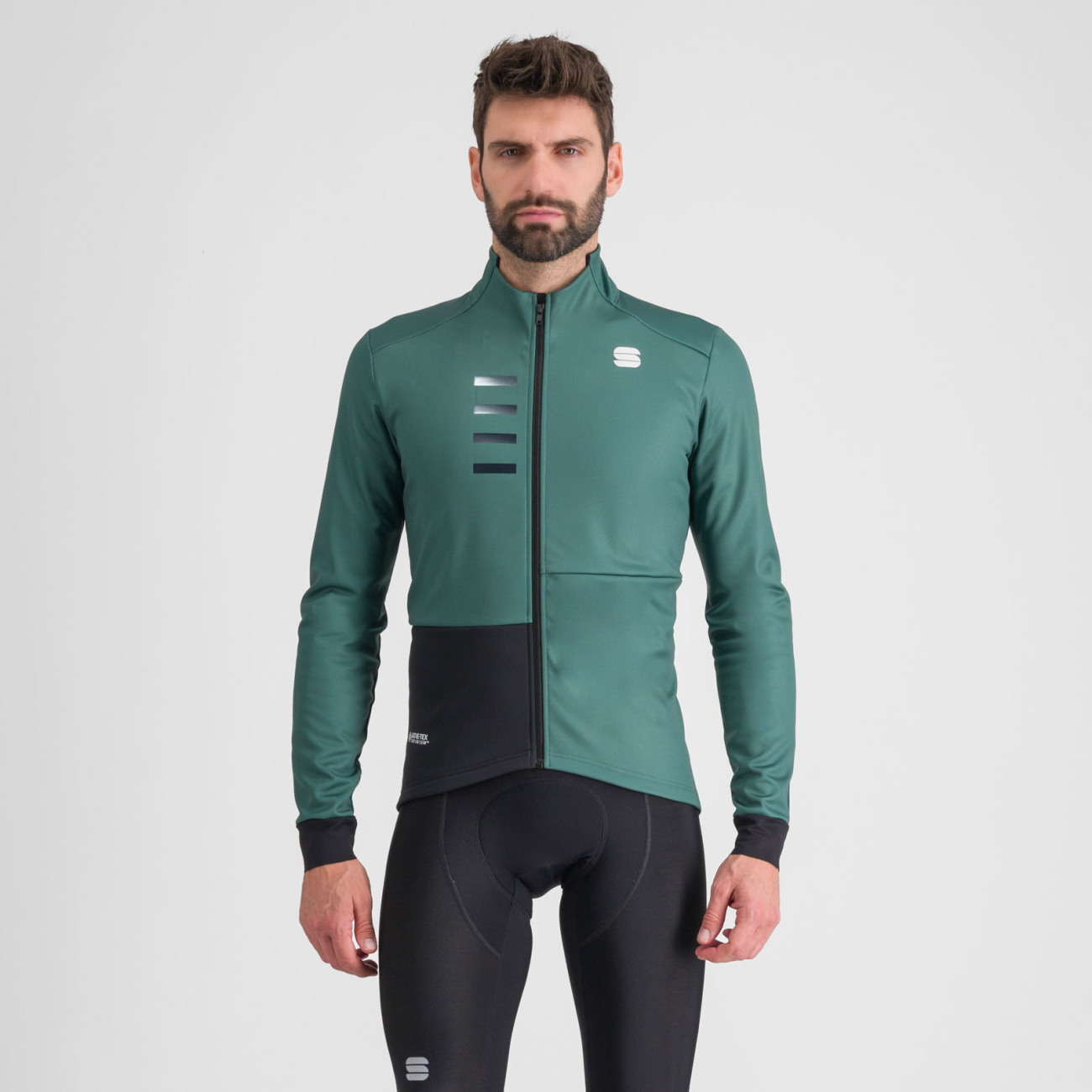 
                SPORTFUL Cyklistická zateplená bunda - TEMPO - zelená 2XL
            