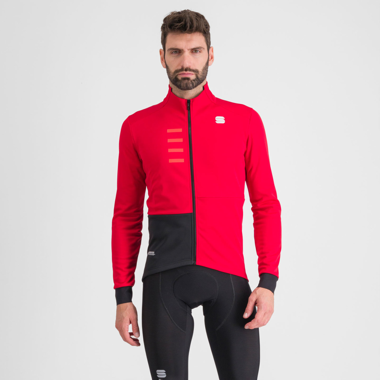 Levně SPORTFUL Cyklistická zateplená bunda - TEMPO - červená M