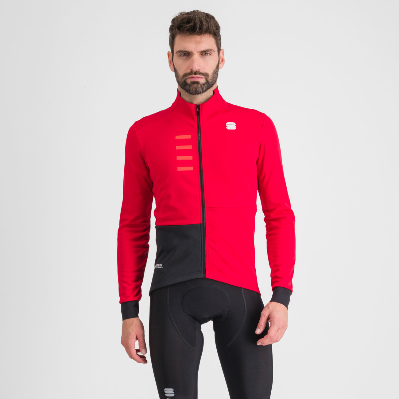 
                SPORTFUL Cyklistická zateplená bunda - TEMPO - červená 2XL
            