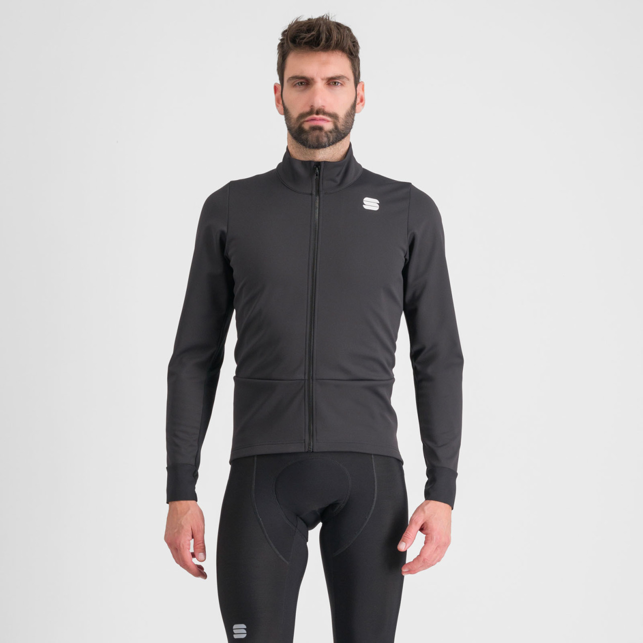 
                SPORTFUL Cyklistická větruodolná bunda - NEO SOFTSHELL - černá L
            