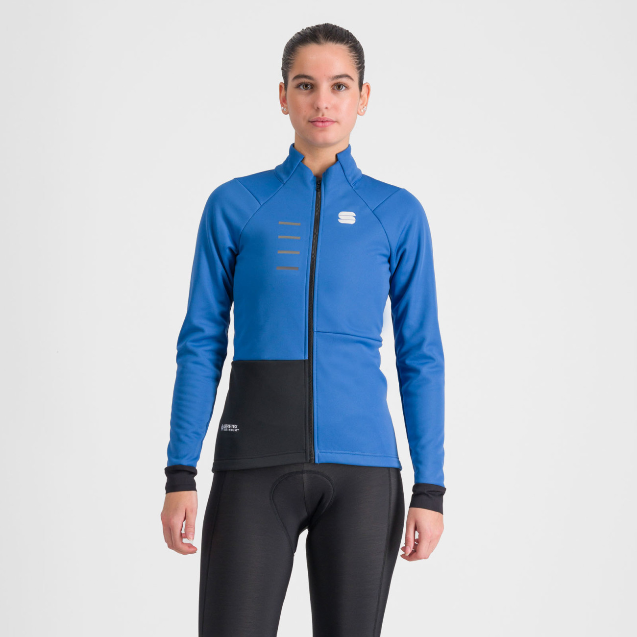
                SPORTFUL Cyklistická zateplená bunda - TEMPO - modrá/černá
            