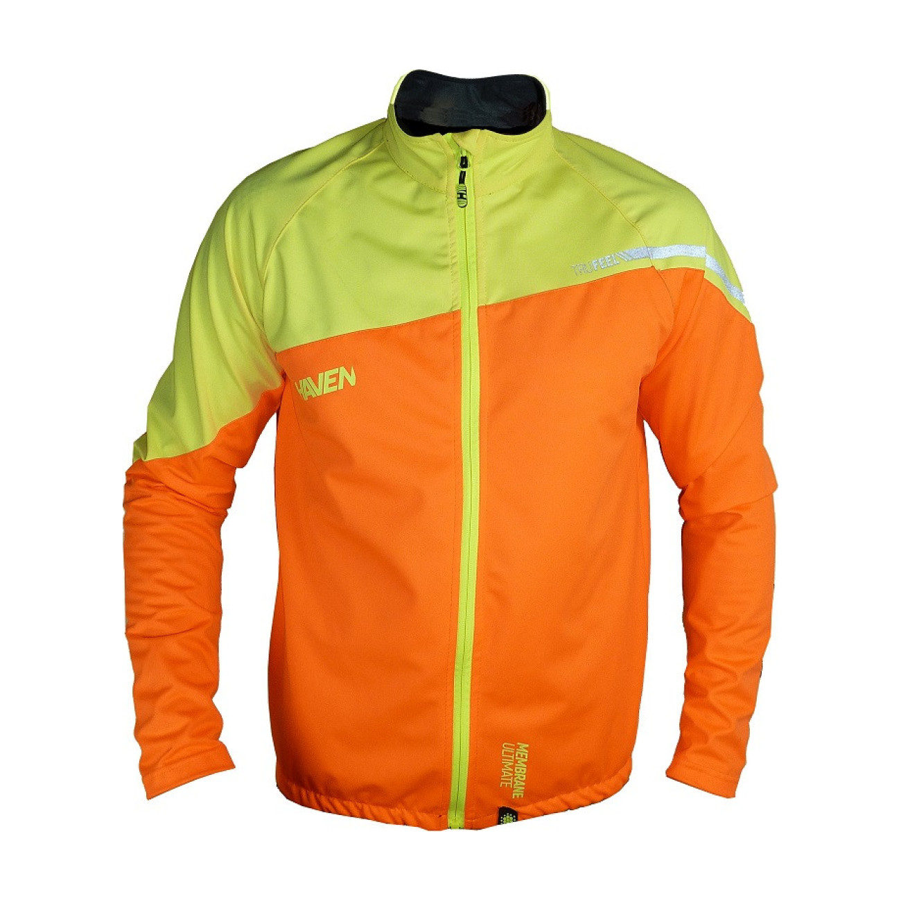 
                HAVEN Cyklistická větruodolná bunda - TRUFEEL - oranžová XS
            