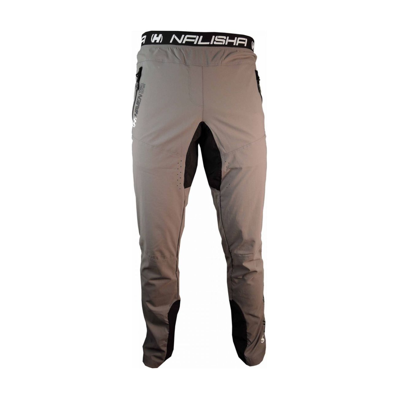 
                HAVEN Cyklistické kalhoty dlouhé bez laclu - NALISHA LONG - šedá/černá XL
            