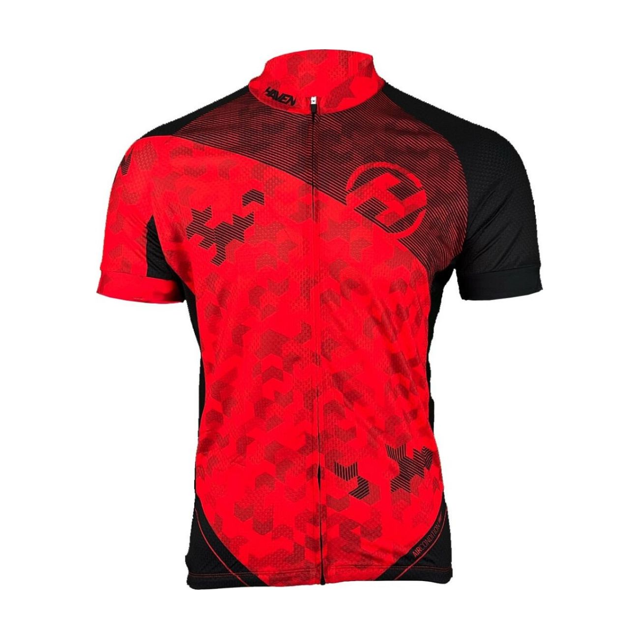 
                HAVEN Cyklistický dres s krátkým rukávem - SINGLETRAIL NEO - červená 4XL
            