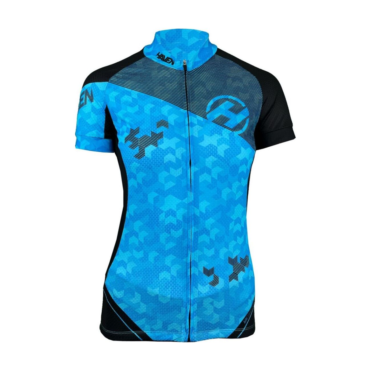 
                HAVEN Cyklistický dres s krátkým rukávem - SINGLETRAIL NEO WOMEN - modrá L
            