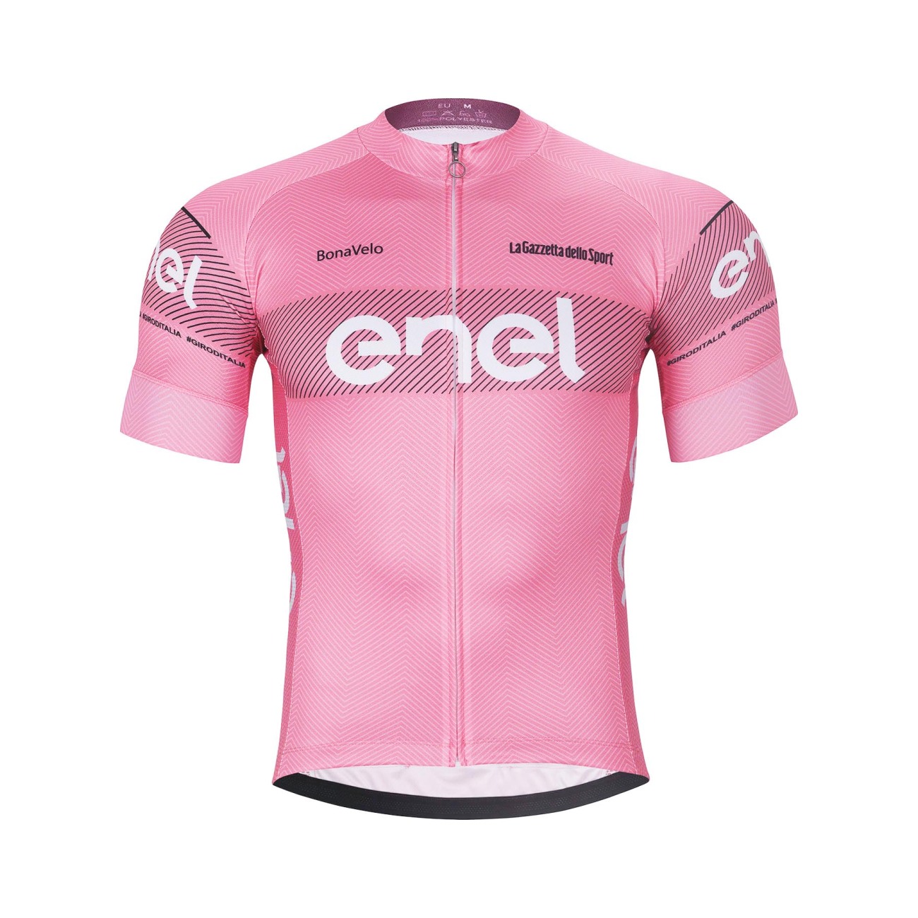 BONAVELO Cyklistický dres s krátkým rukávem - GIRO D´ITALIA - růžová 6XL