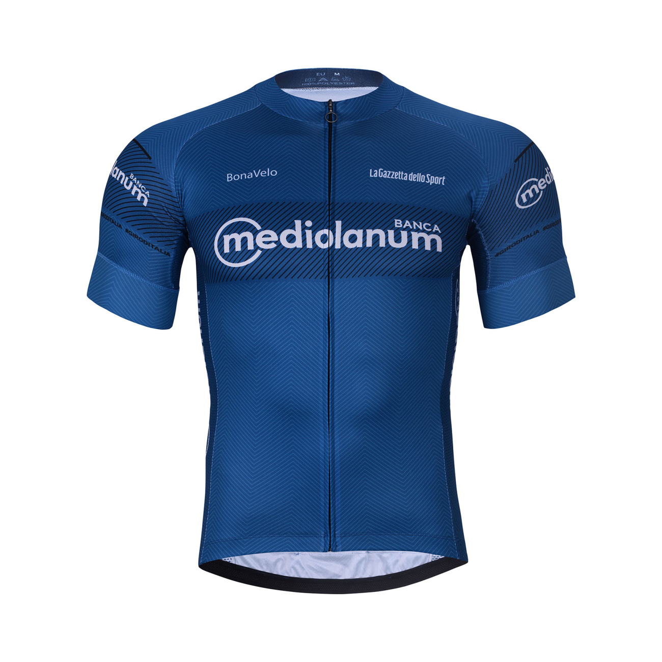 BONAVELO Cyklistický dres s krátkým rukávem - GIRO D´ITALIA - modrá XL