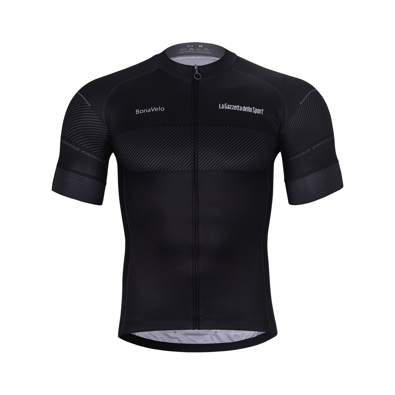 BONAVELO Cyklistický dres s krátkým rukávem - GIRO D´ITALIA - černá 6XL