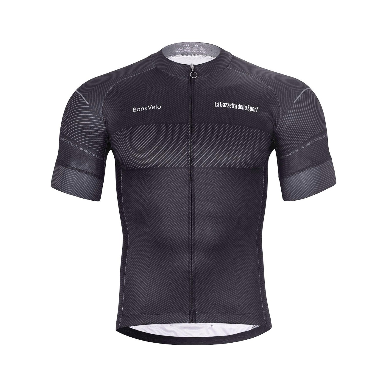 BONAVELO Cyklistický dres s krátkým rukávem - GIRO D´ITALIA - černá 6XL