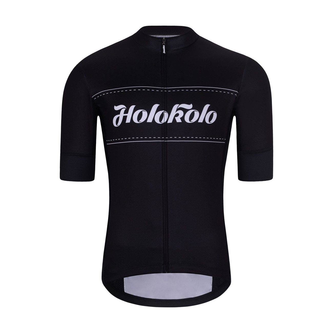 
                HOLOKOLO Cyklistický dres s krátkým rukávem - GEAR UP - černá S
            