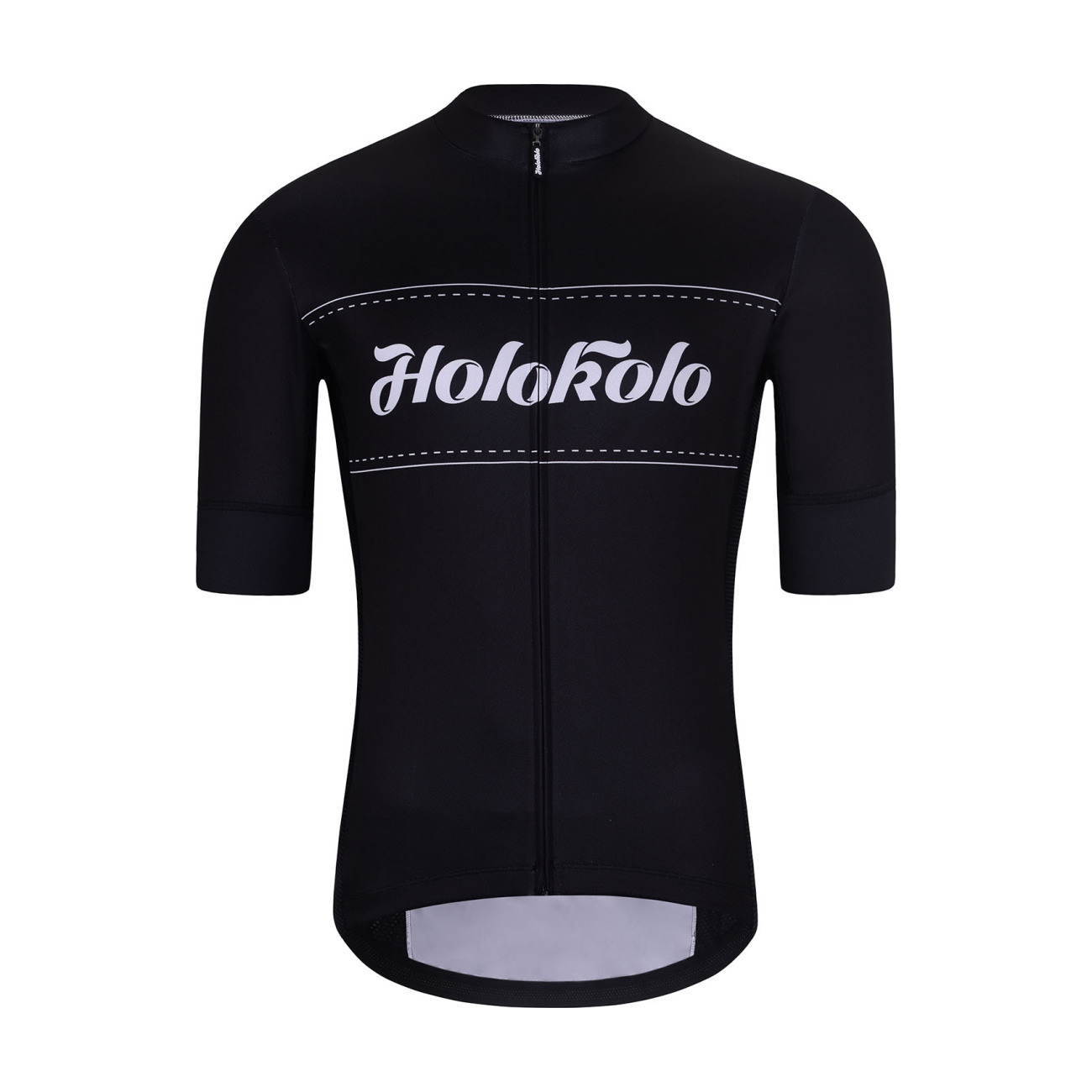 
                HOLOKOLO Cyklistický dres s krátkým rukávem - GEAR UP - černá XS
            