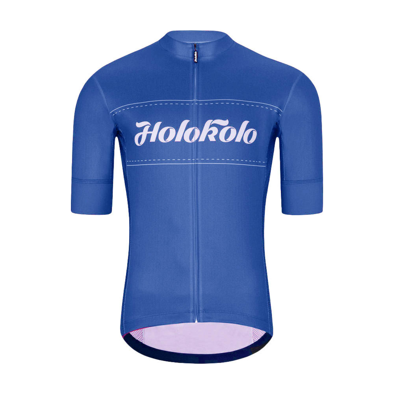 
                HOLOKOLO Cyklistický dres s krátkým rukávem - GEAR UP - modrá 2XL
            