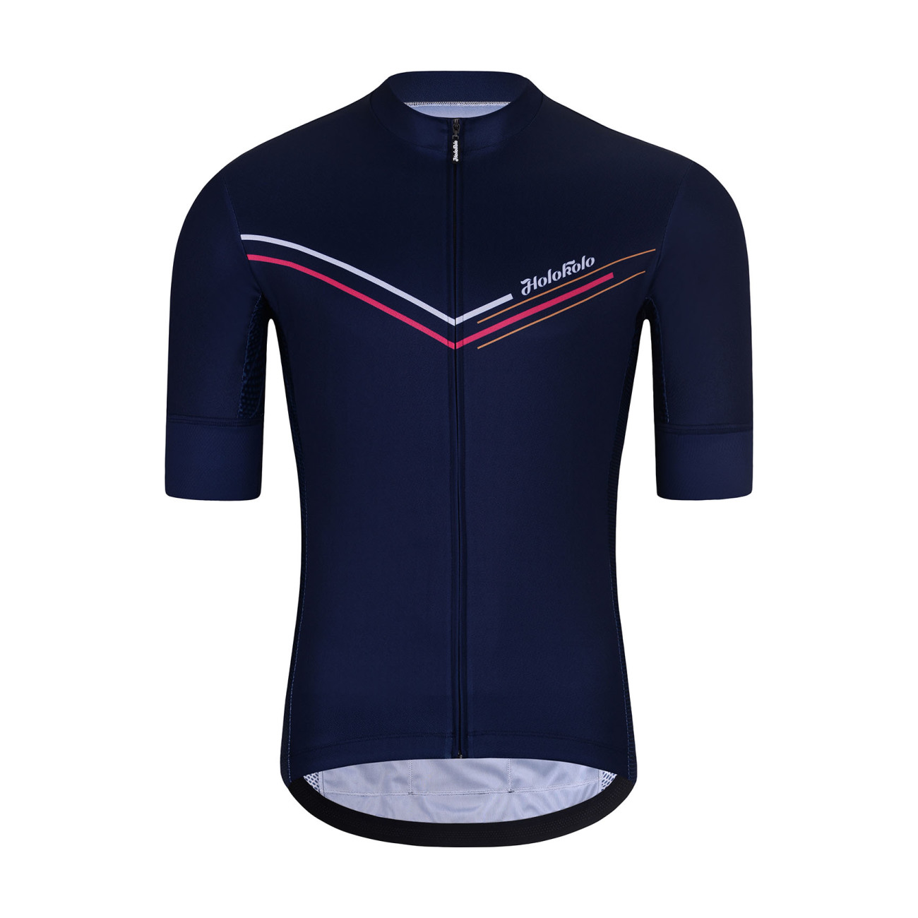 
                HOLOKOLO Cyklistický dres s krátkým rukávem - LEVEL UP - modrá 5XL
            