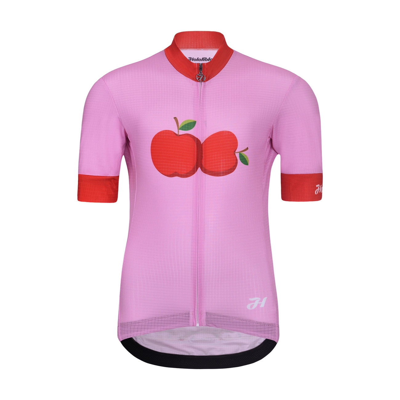 
                HOLOKOLO Cyklistický dres s krátkým rukávem - FRUIT - růžová S-135cm
            