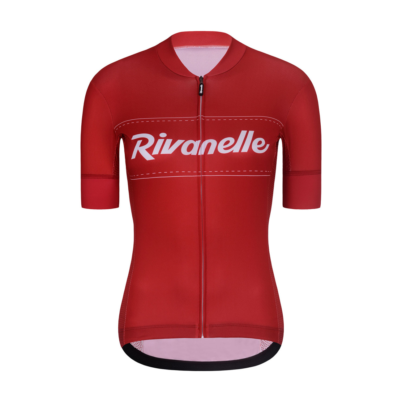 Levně RIVANELLE BY HOLOKOLO Cyklistický dres s krátkým rukávem - GEAR UP - červená XS