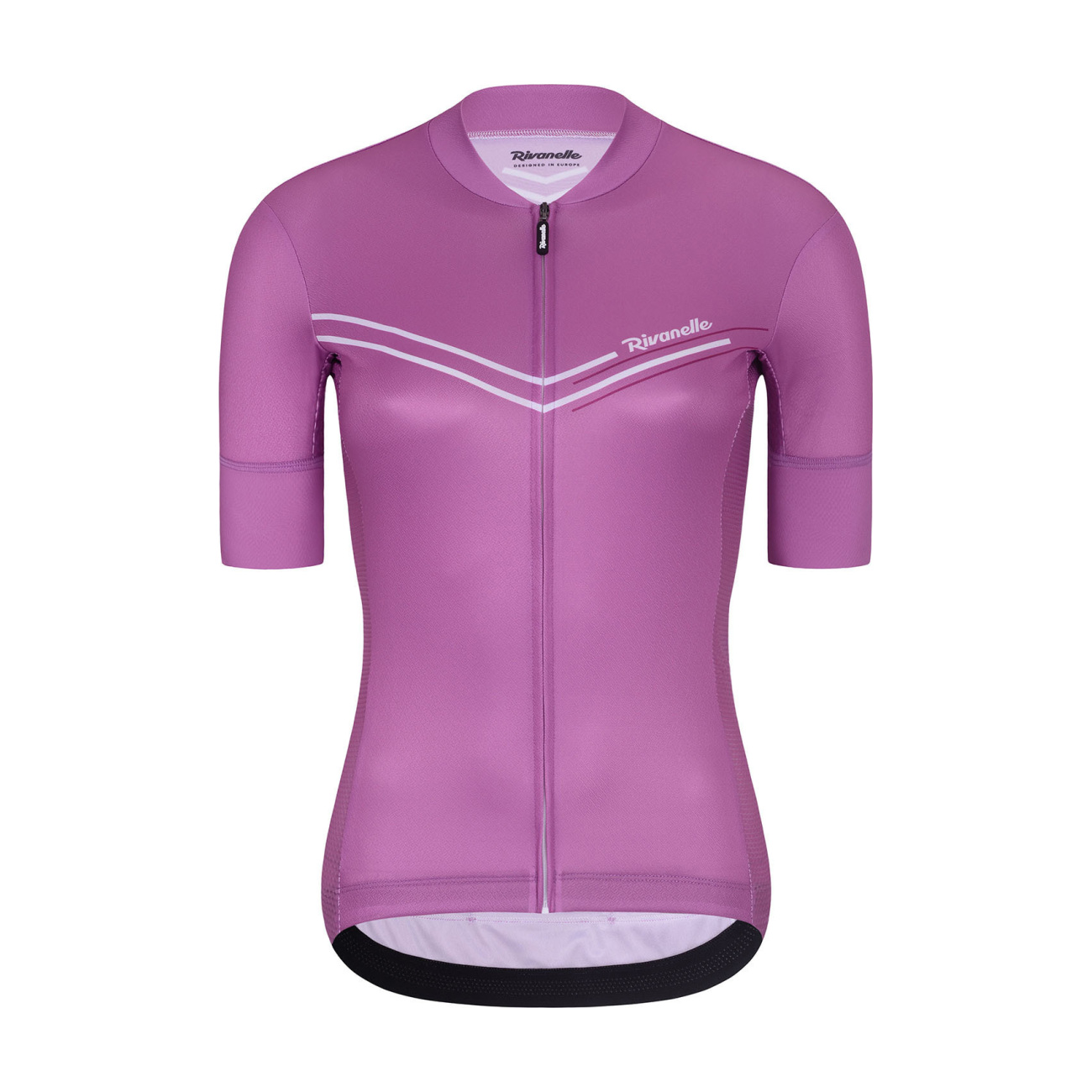 
                RIVANELLE BY HOLOKOLO Cyklistický dres s krátkým rukávem - LEVEL UP - fialová
            