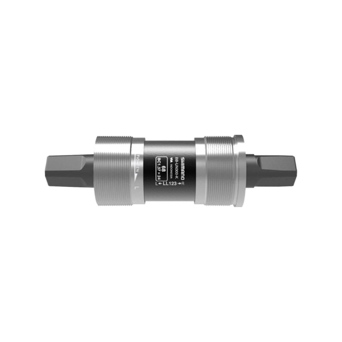 
                SHIMANO středová osa - AXIS UN300 BSA 68x122,5mm D-NL - stříbrná/antracitová
            