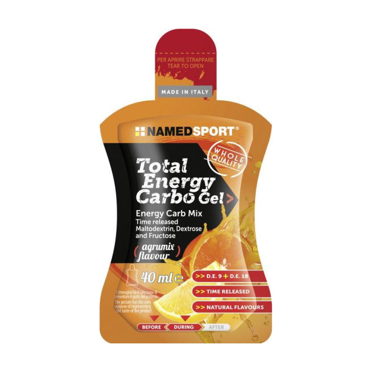 
                NAMEDSPORT gel - TOTAL ENERGY CARBO GEL CITRUS 40ml
            