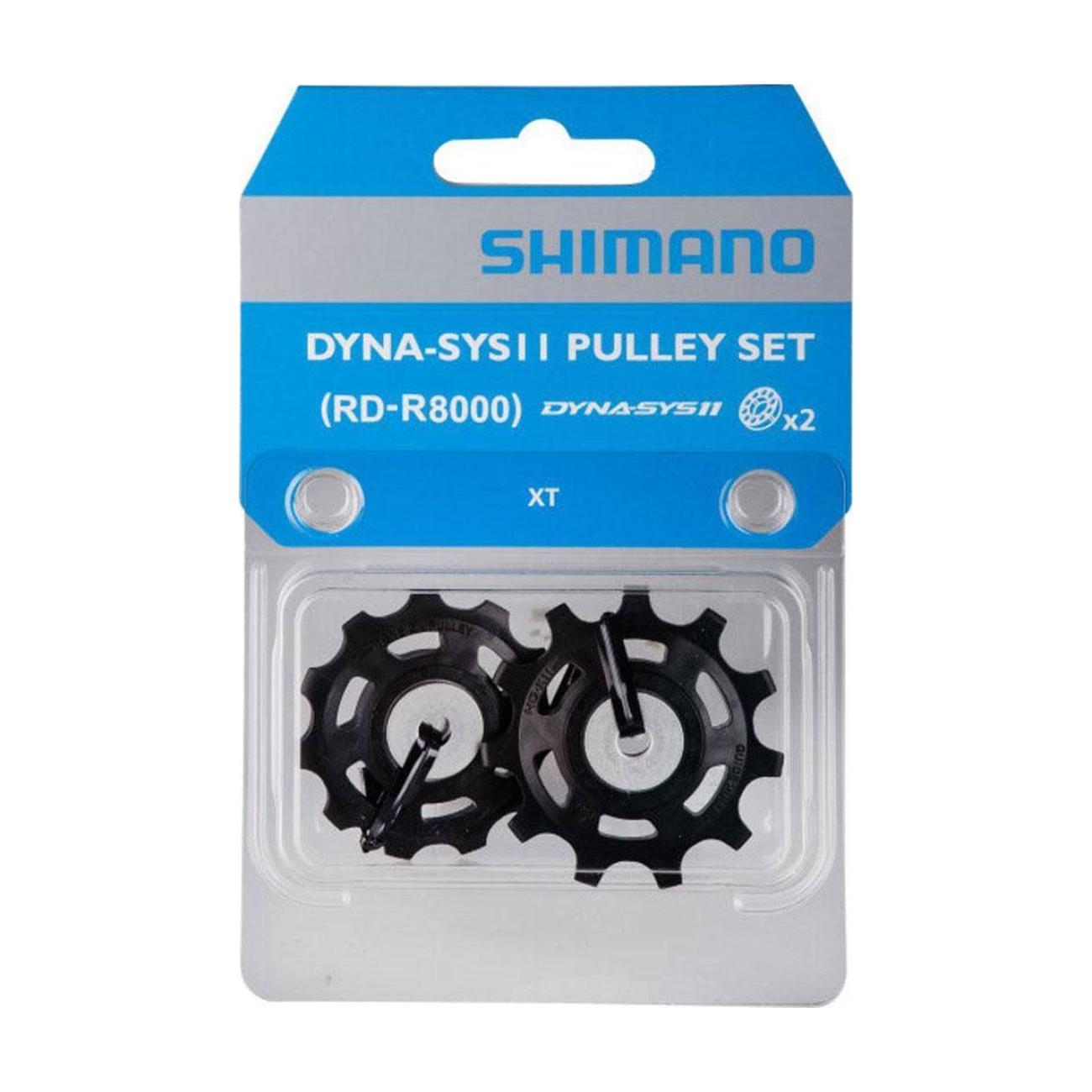 Levně SHIMANO kladky pro přehazovačku - PULLEYS RDR8000/8050 - černá