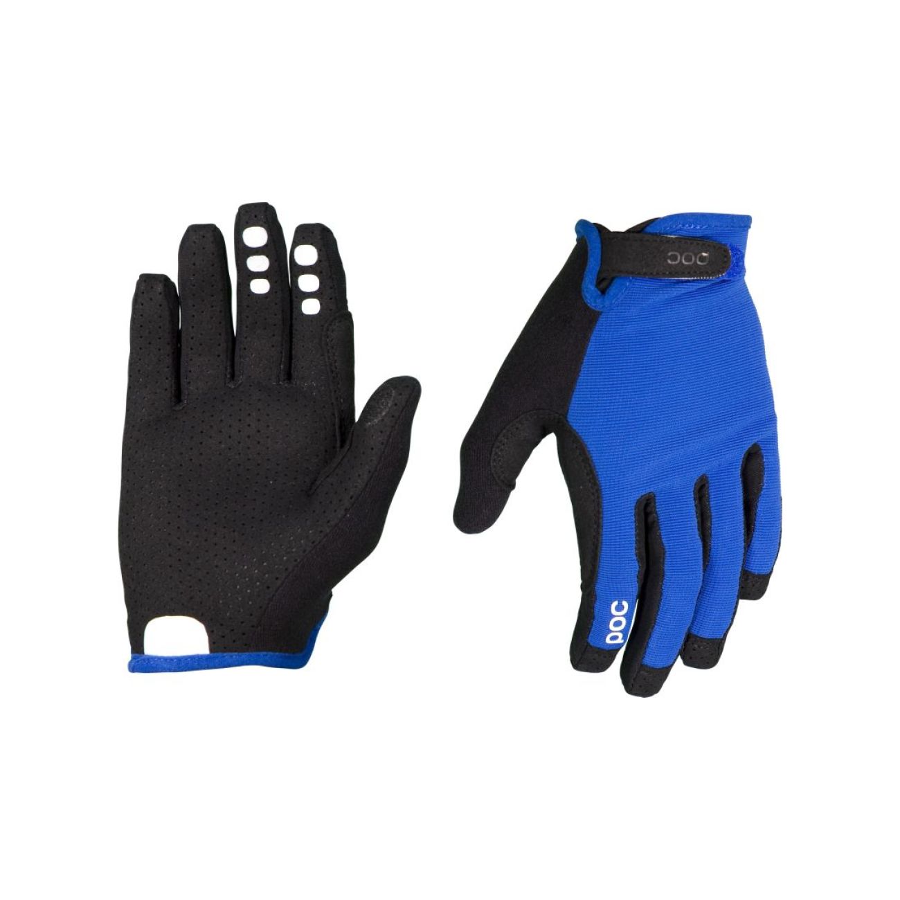 Levně POC Cyklistické rukavice dlouhoprsté - Y´S RESISTANCE MTB - modrá/černá