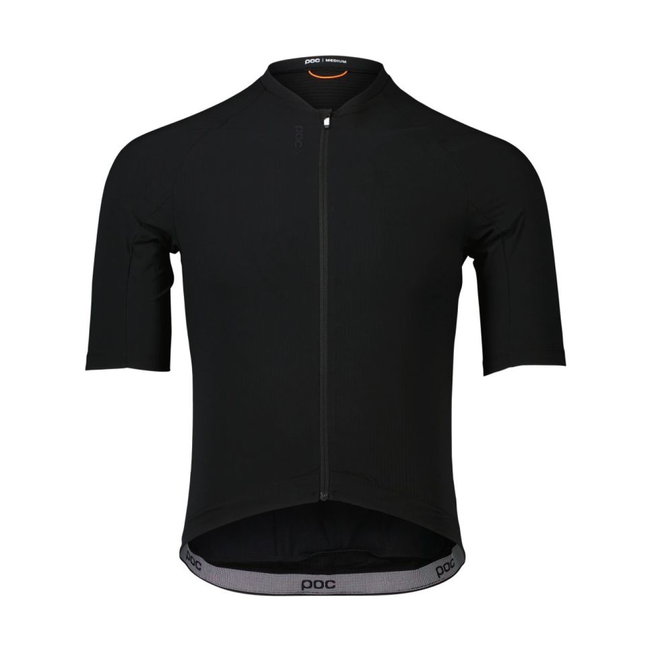 Levně POC Cyklistický dres s krátkým rukávem - RACEDAY - černá L