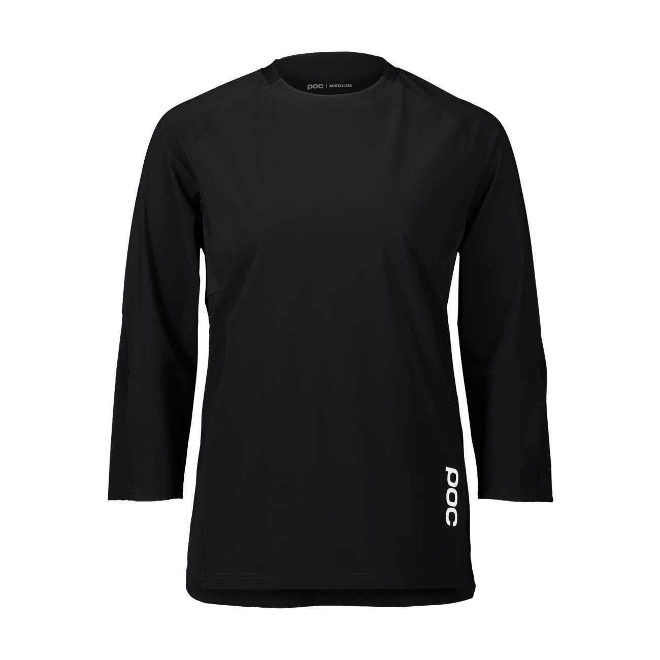
                POC Cyklistický dres s krátkým rukávem - RESISTANCE 3/8 - černá XL
            