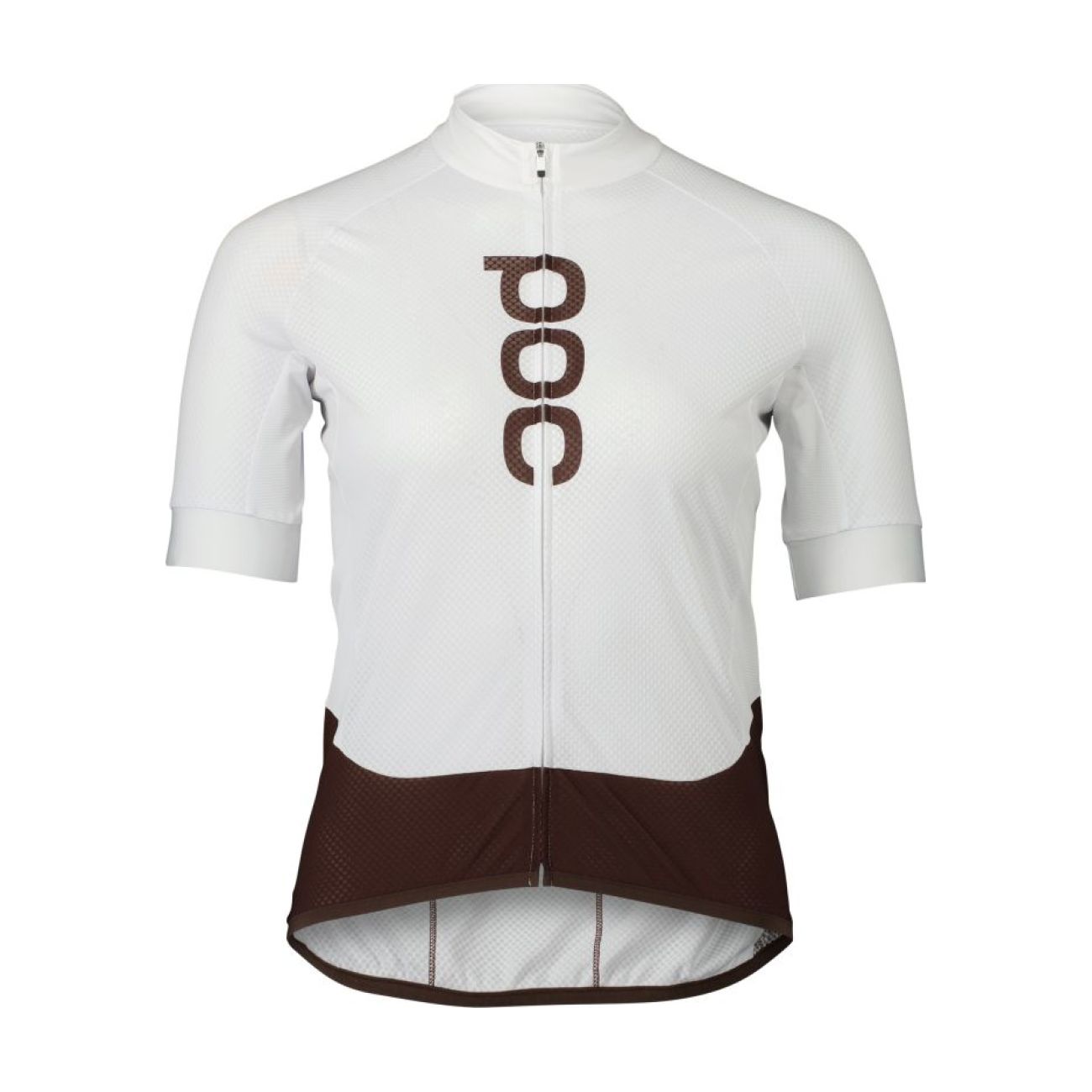 
                POC Cyklistický dres s krátkým rukávem - ESSENTIAL ROAD  - bílá/hnědá
            