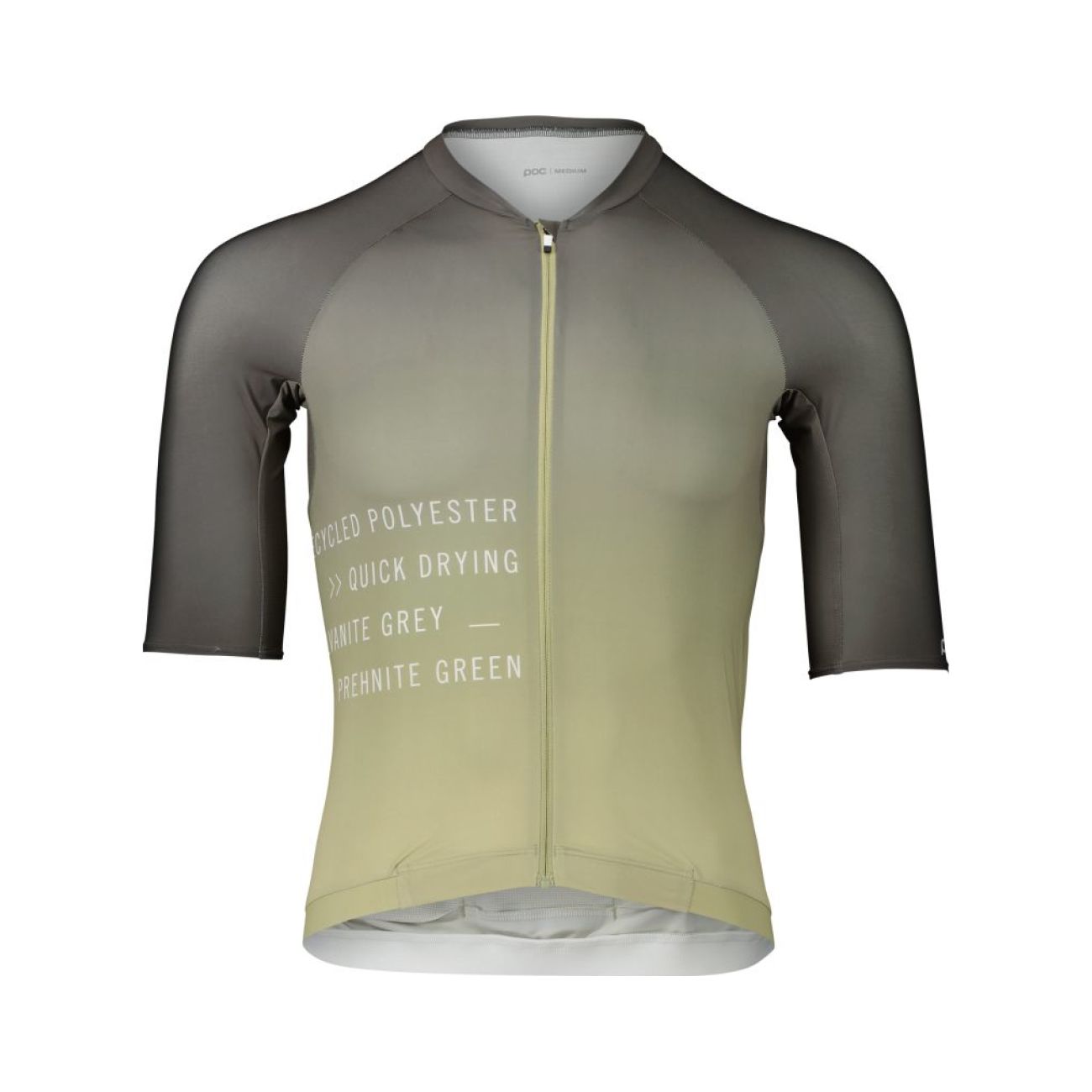 
                POC Cyklistický dres s krátkým rukávem - PRISTINE PRINT - zelená
            