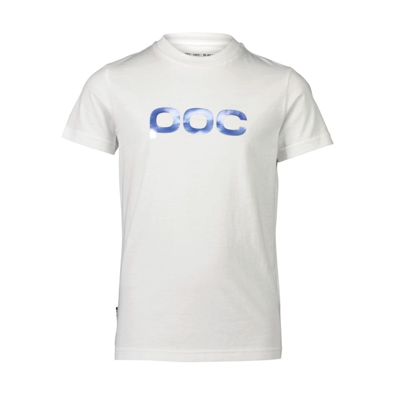 
                POC Cyklistické triko s krátkým rukávem - TEE - bílá 150 cm
            