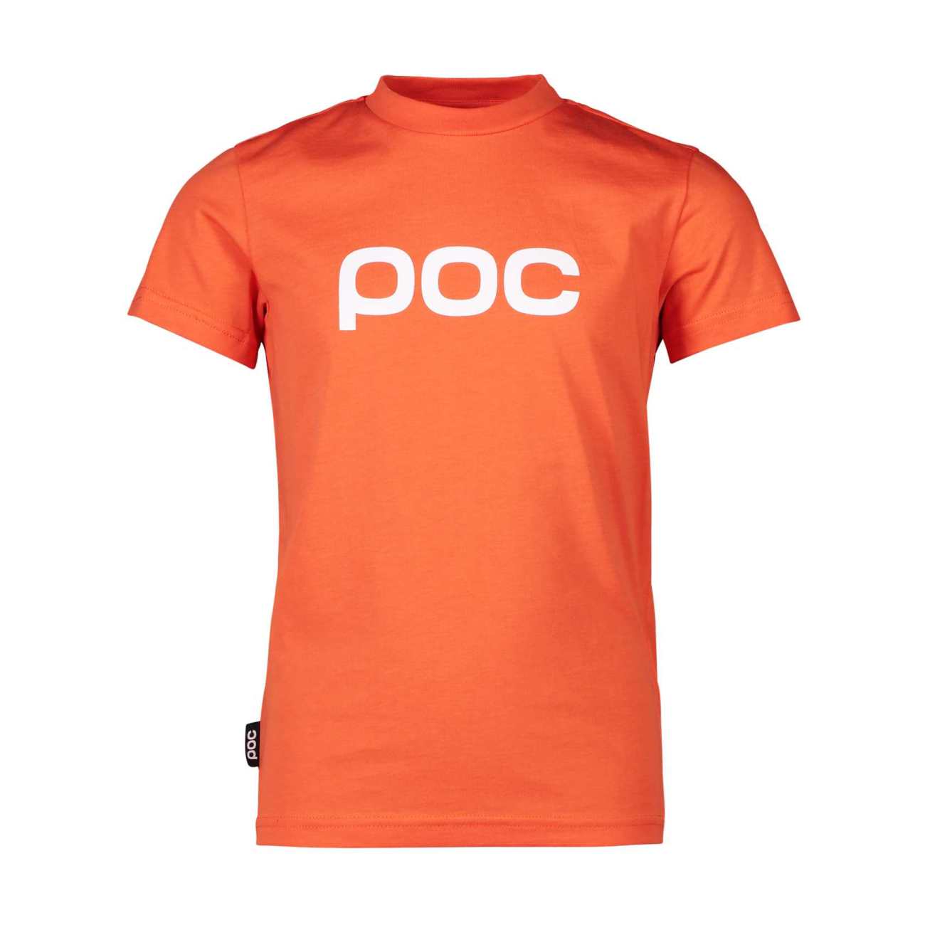 
                POC Cyklistické triko s krátkým rukávem - TEE - oranžová 140 cm
            