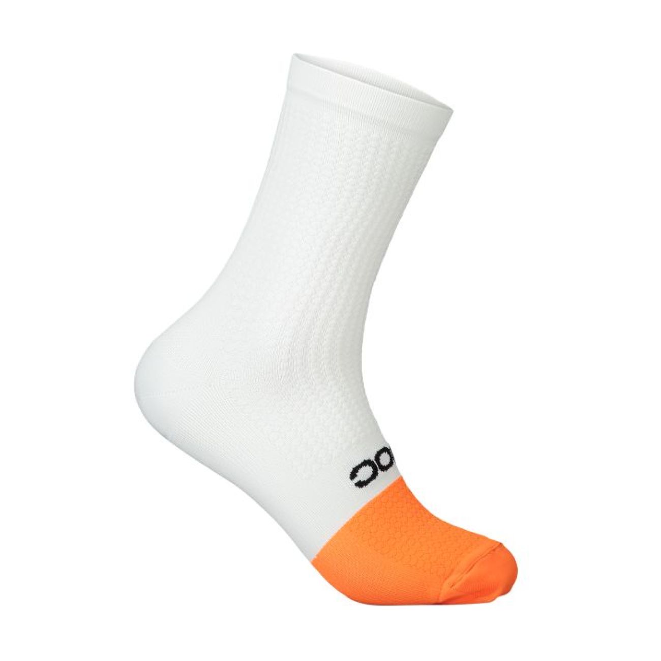 
                POC Cyklistické ponožky klasické - FLAIR - bílá/oranžová
            