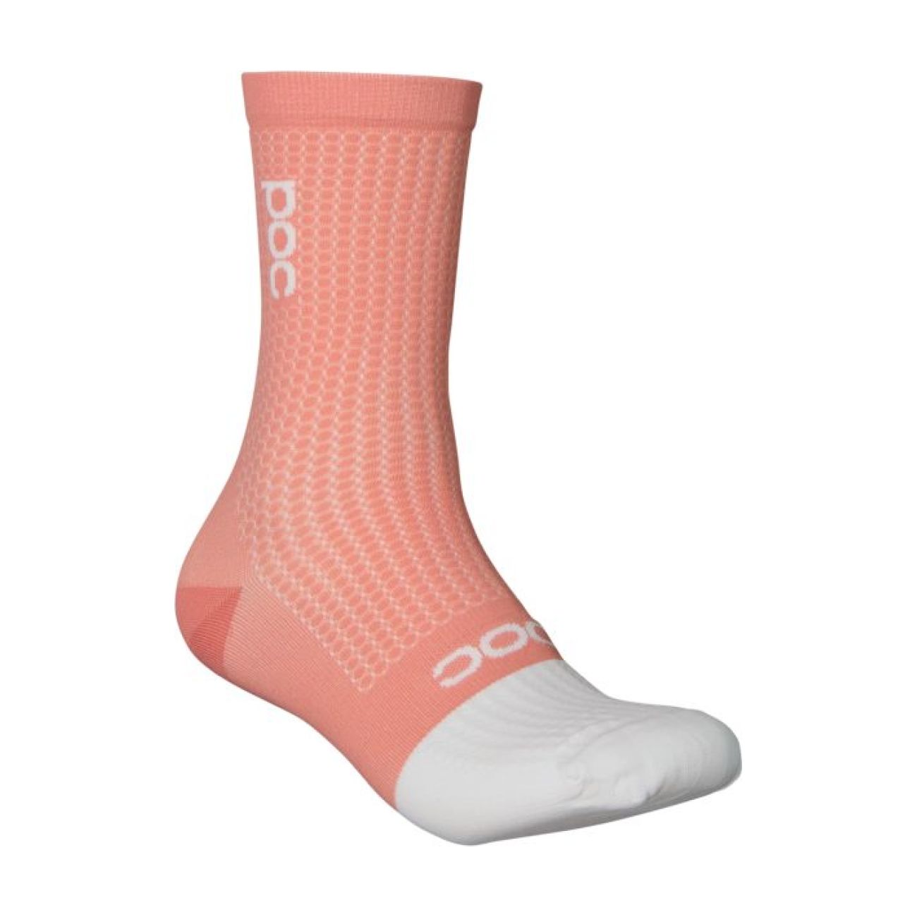 
                POC Cyklistické ponožky klasické - FLAIR  - červená/bílá M
            
