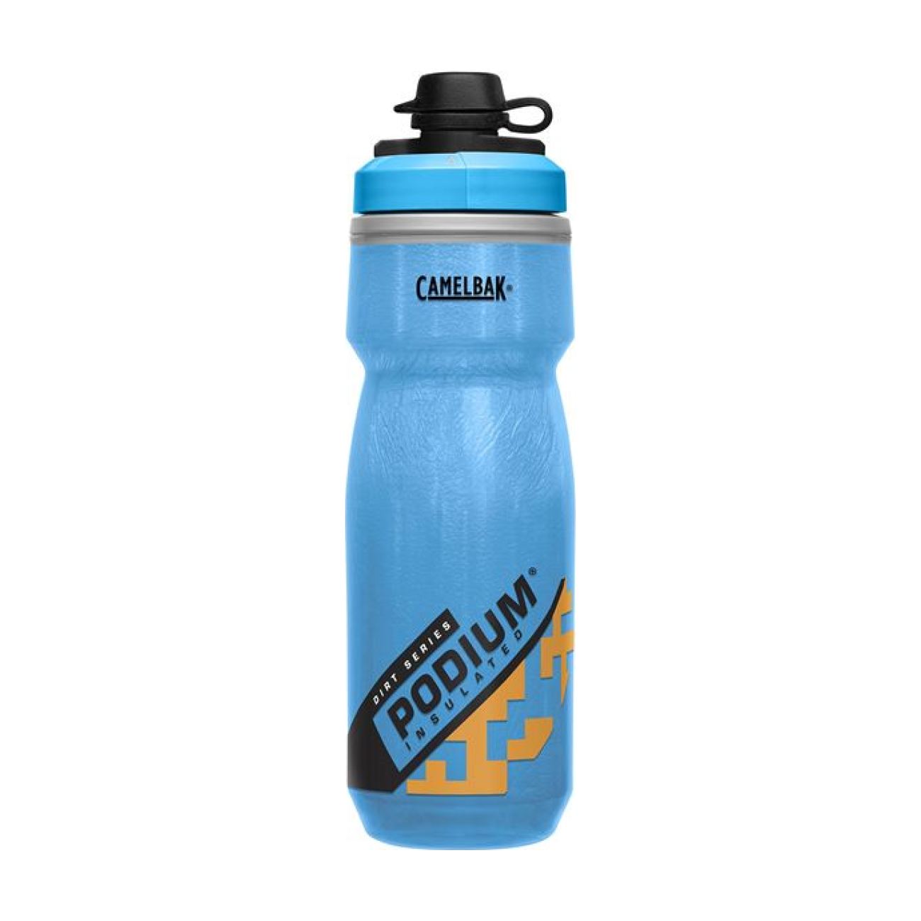 
                CAMELBAK Cyklistická láhev na vodu - PODIUM DIRT SERIES CHILL 0,62L - modrá/oranžová
            