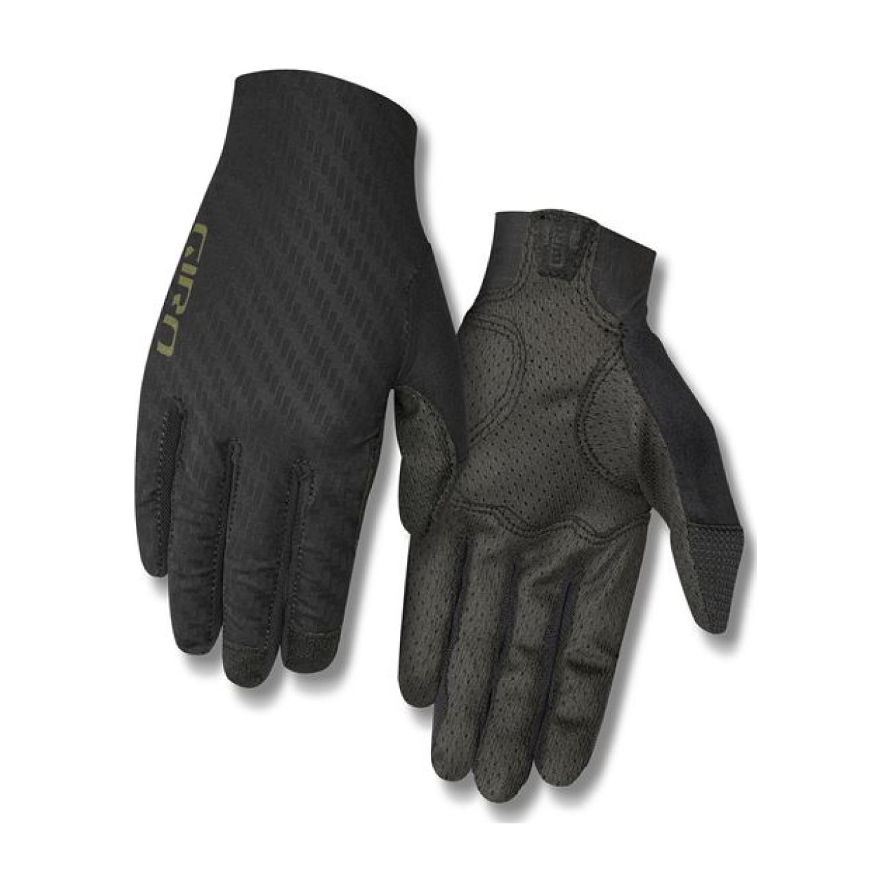 
                GIRO Cyklistické rukavice dlouhoprsté - RIVET CS - černá
            