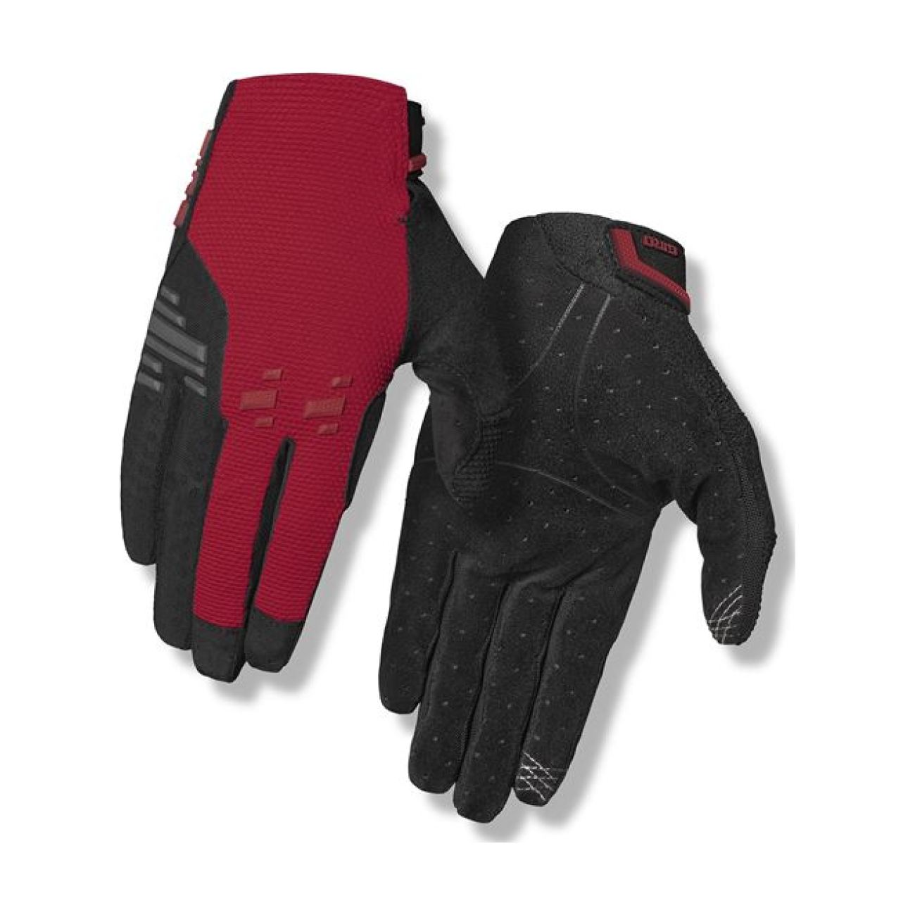
                GIRO Cyklistické rukavice dlouhoprsté - HAVOC - červená XL
            