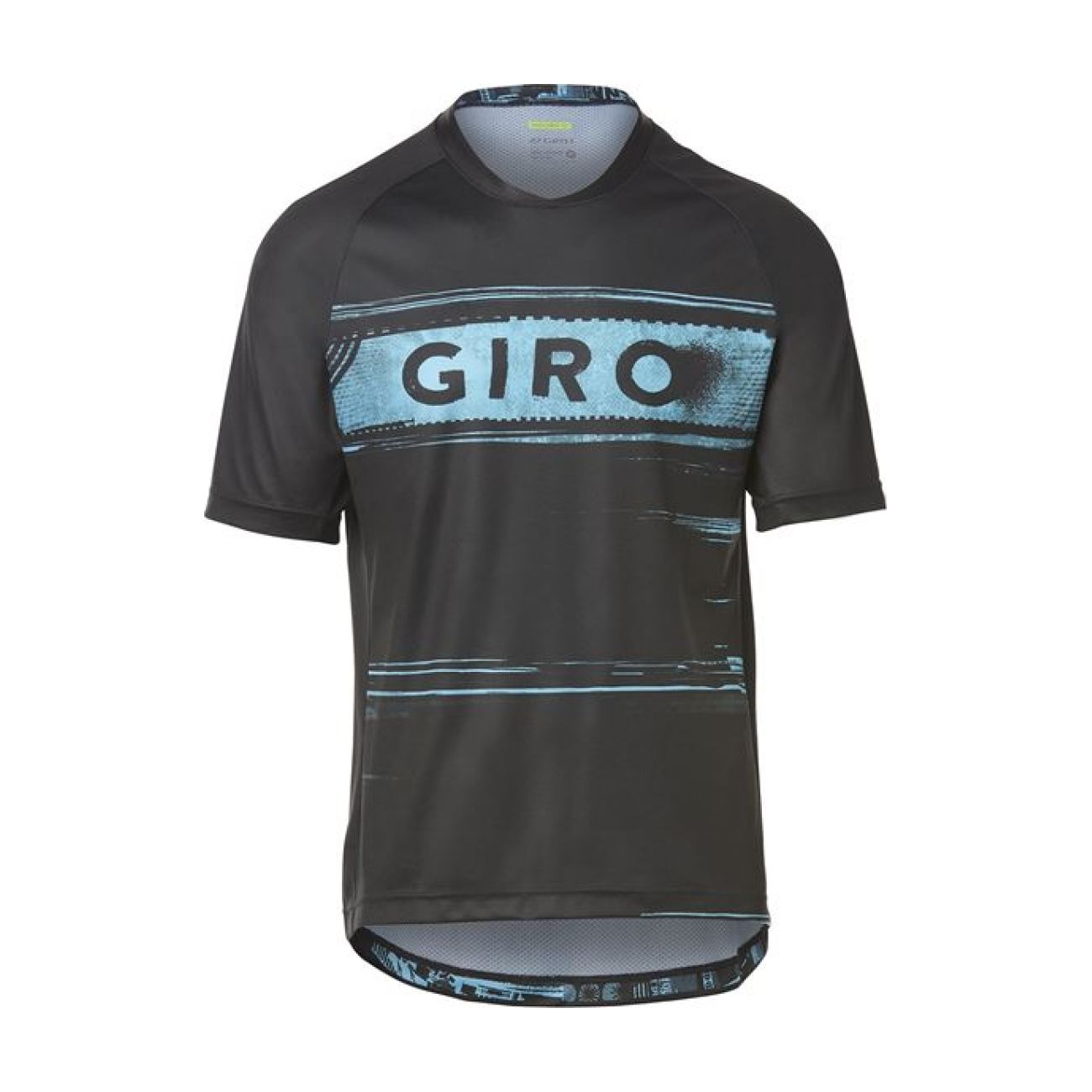
                GIRO Cyklistický dres s krátkým rukávem - ROUST - černá/světle modrá
            