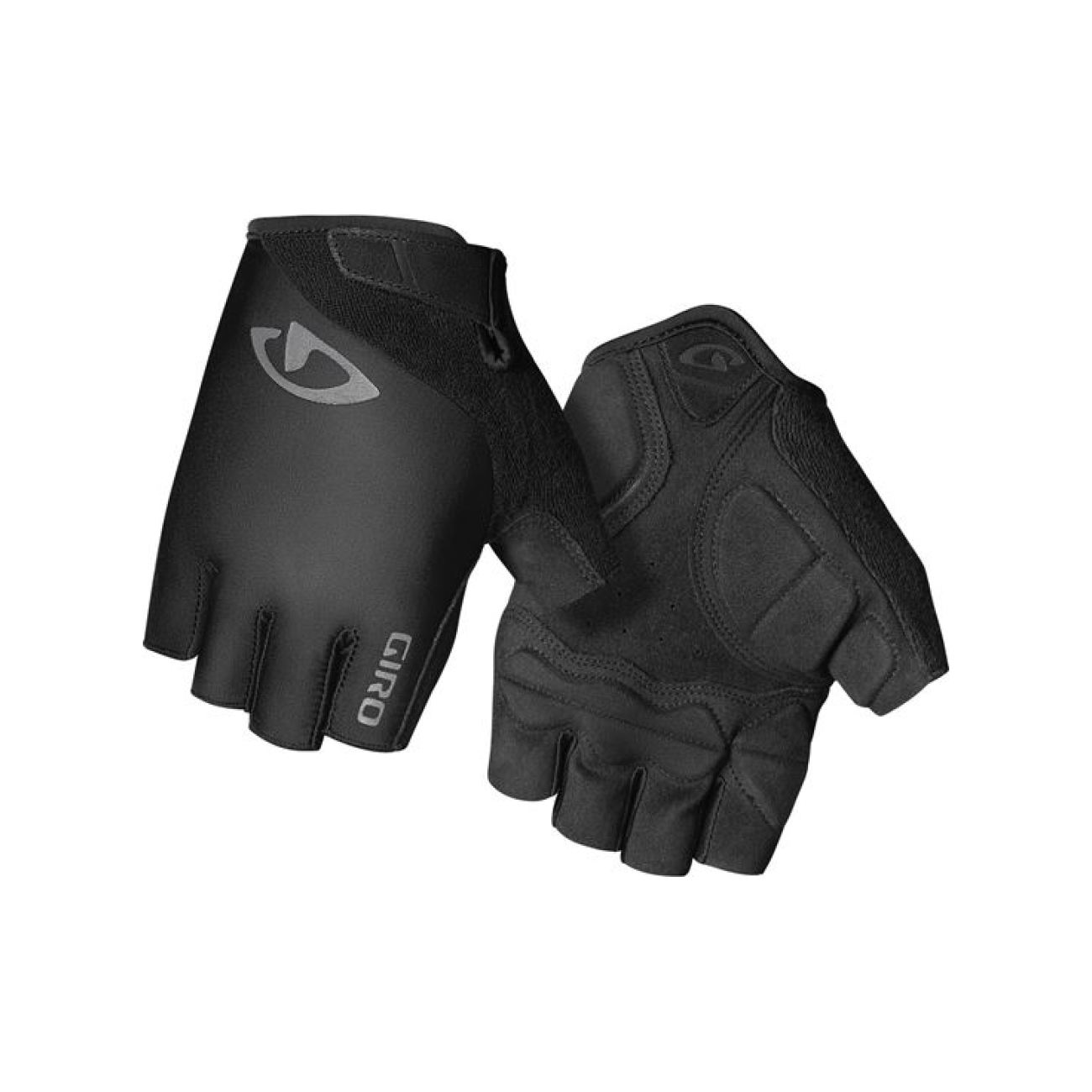 
                GIRO Cyklistické rukavice krátkoprsté - JAG - černá XL
            