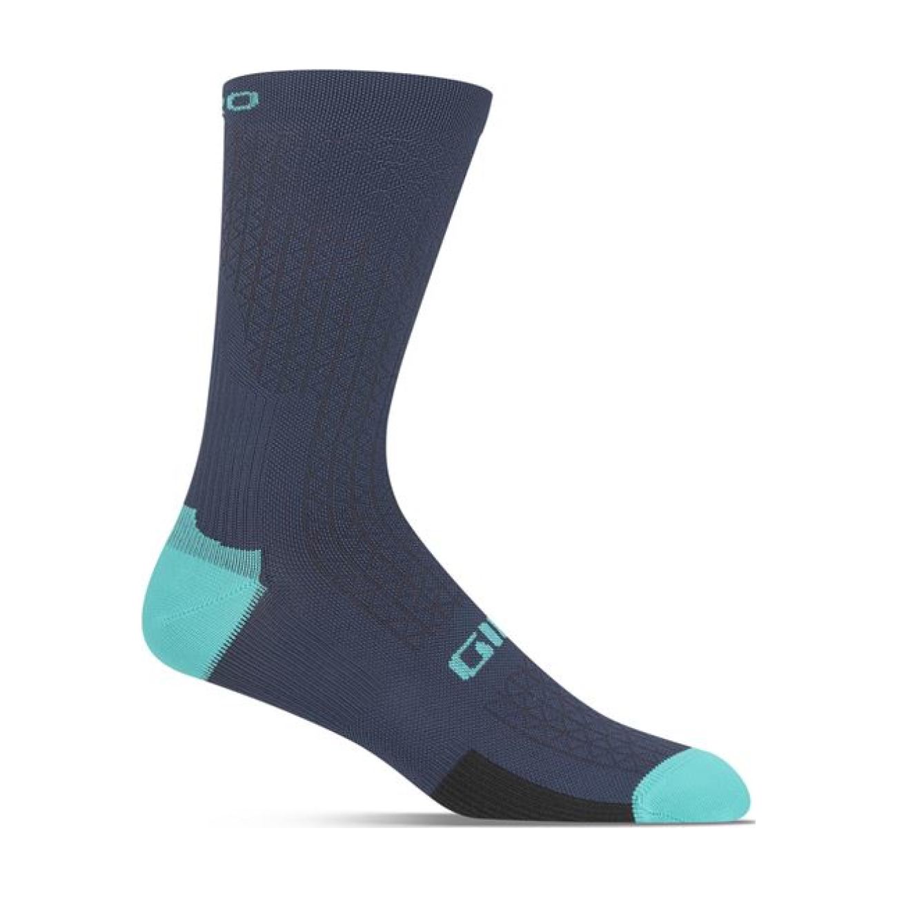 
                GIRO Cyklistické ponožky klasické - HRC TEAM - modrá/světle modrá
            