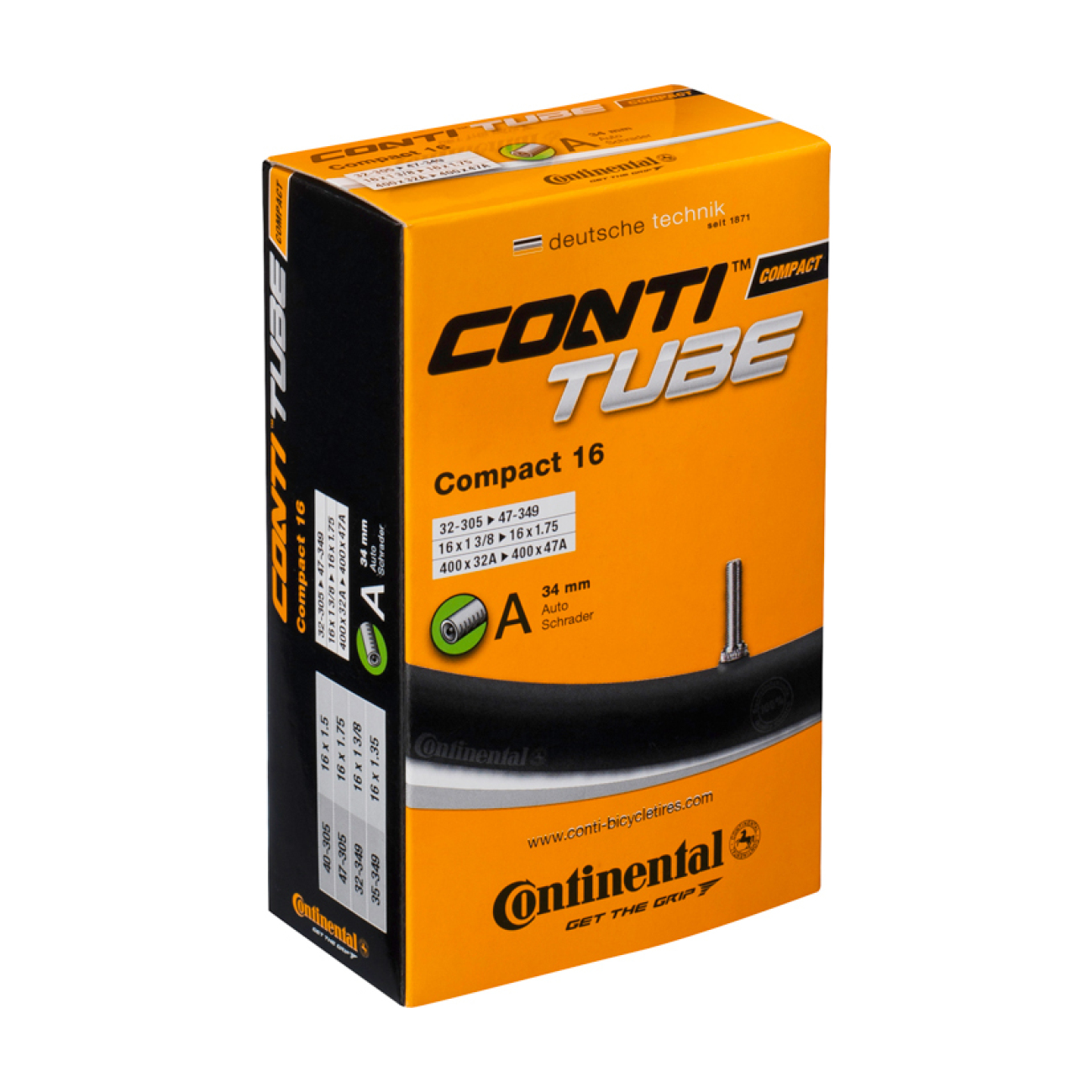 
                CONTINENTAL duše - COMPACT 16 WIDE - černá
            