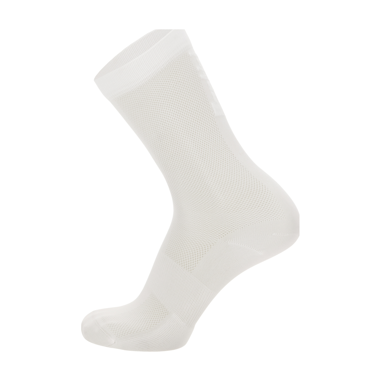 
                SANTINI Cyklistické ponožky klasické - PURO - bílá M-L
            