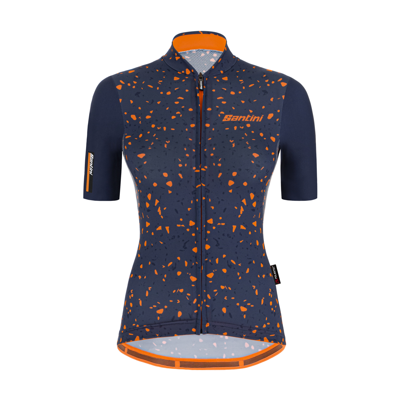 
                SANTINI Cyklistický dres s krátkým rukávem - DELTA PIETRA - modrá/oranžová
            