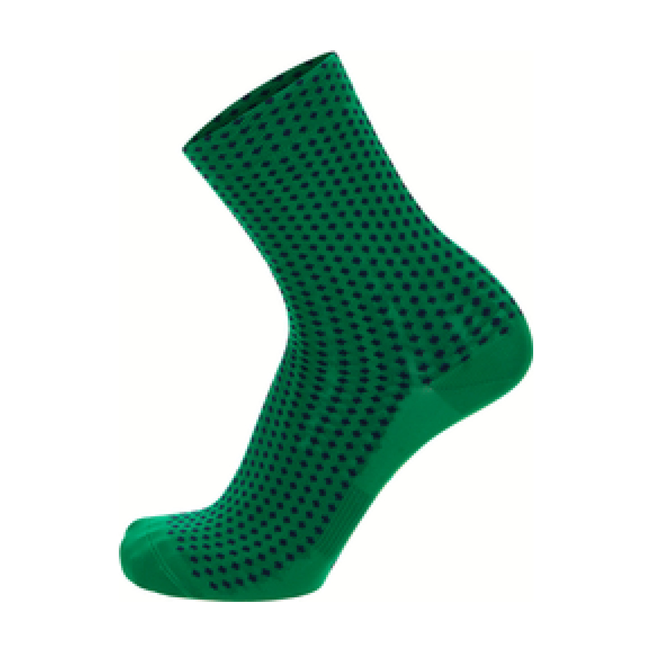 Levně SANTINI Cyklistické ponožky klasické - SFERA - zelená/černá