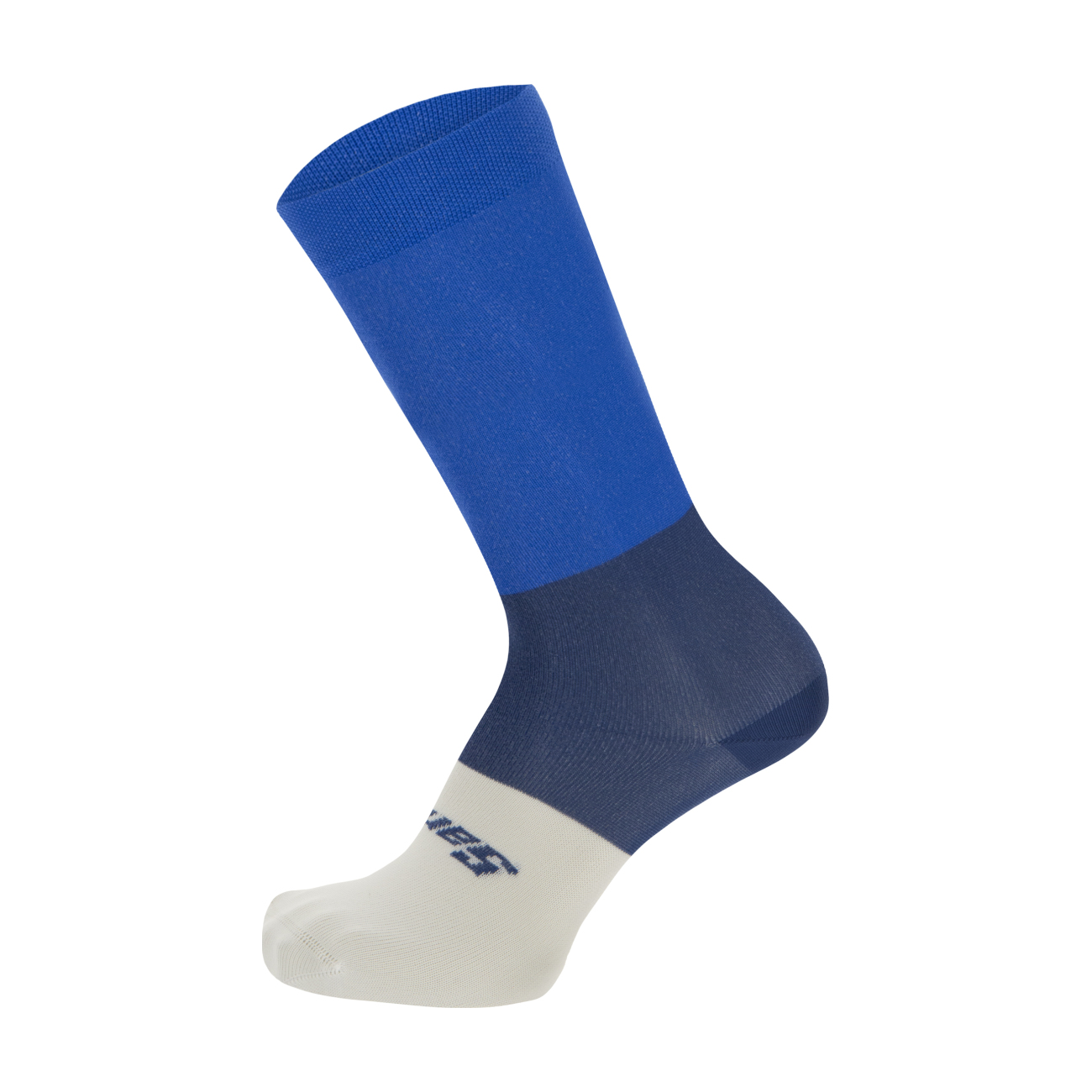 
                SANTINI Cyklistické ponožky klasické - BENGAL - modrá/bílá XS
            