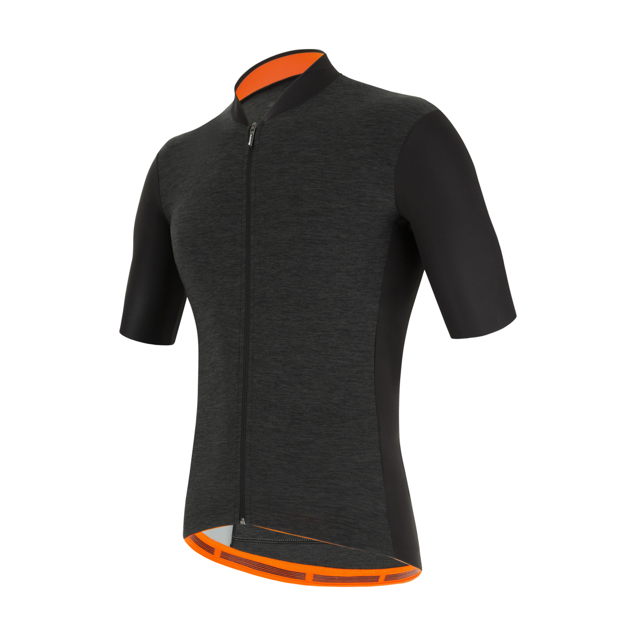 
                SANTINI Cyklistický dres s krátkým rukávem - COLORE PURO - šedá/černá S
            