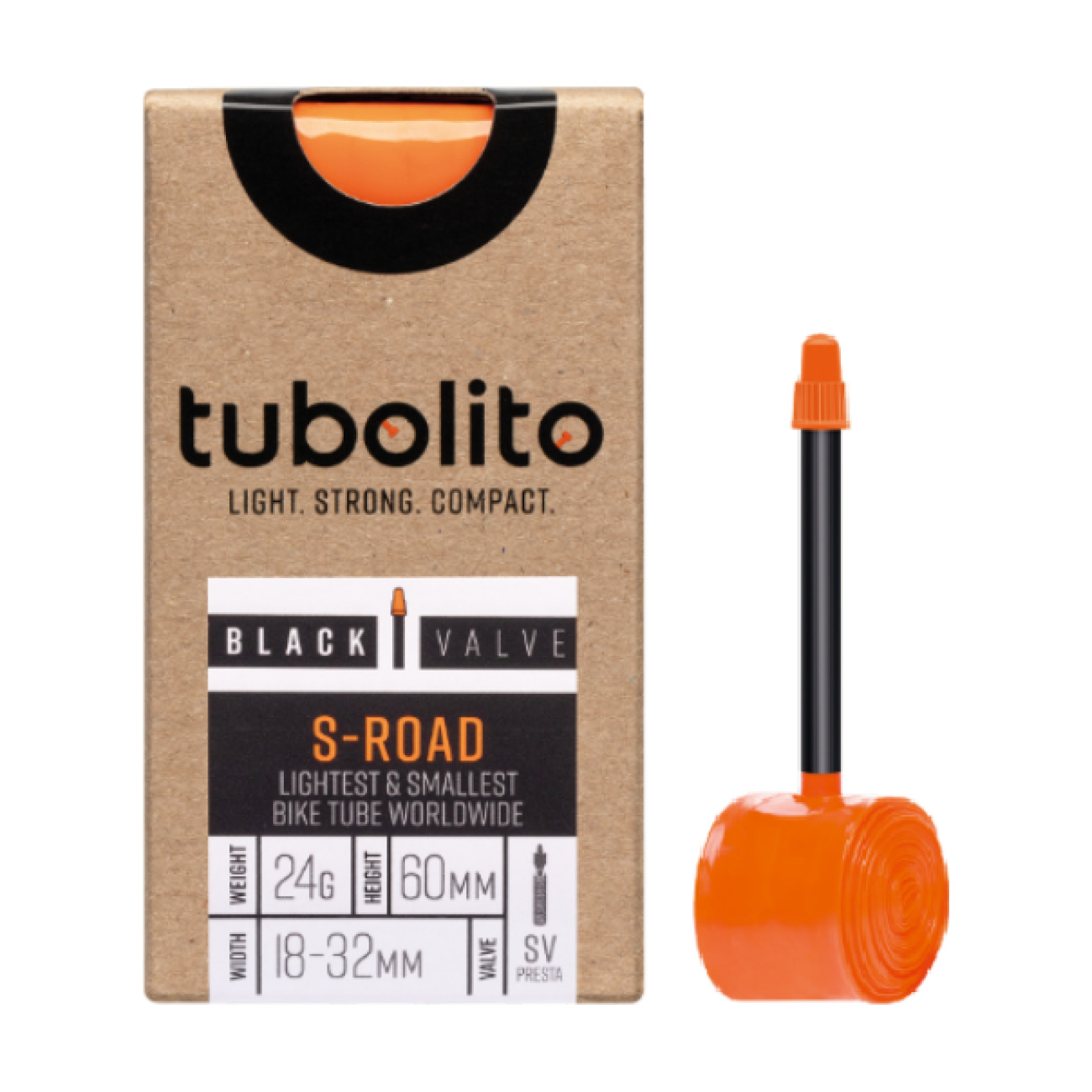 
                TUBOLITO duše - S-TUBO ROAD 700x18/28C - SV60 - oranžová
            